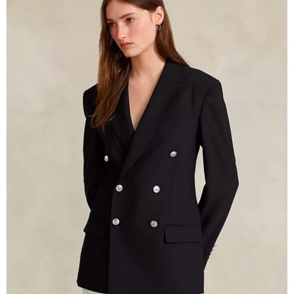 Ralph Lauren Ralph Lauren Wool Blend Double Breasted Blazer